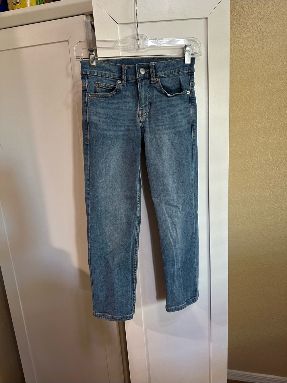 Boys Sz 8 classic jean straight fit Thereabouts blue jeans